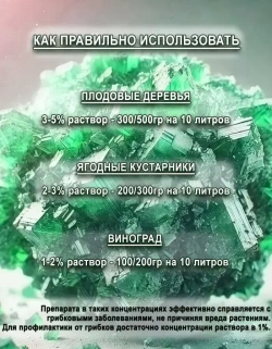 Железный купорос 5кг антисептик для древесины, от плесени, мхов, лишайников, гнили