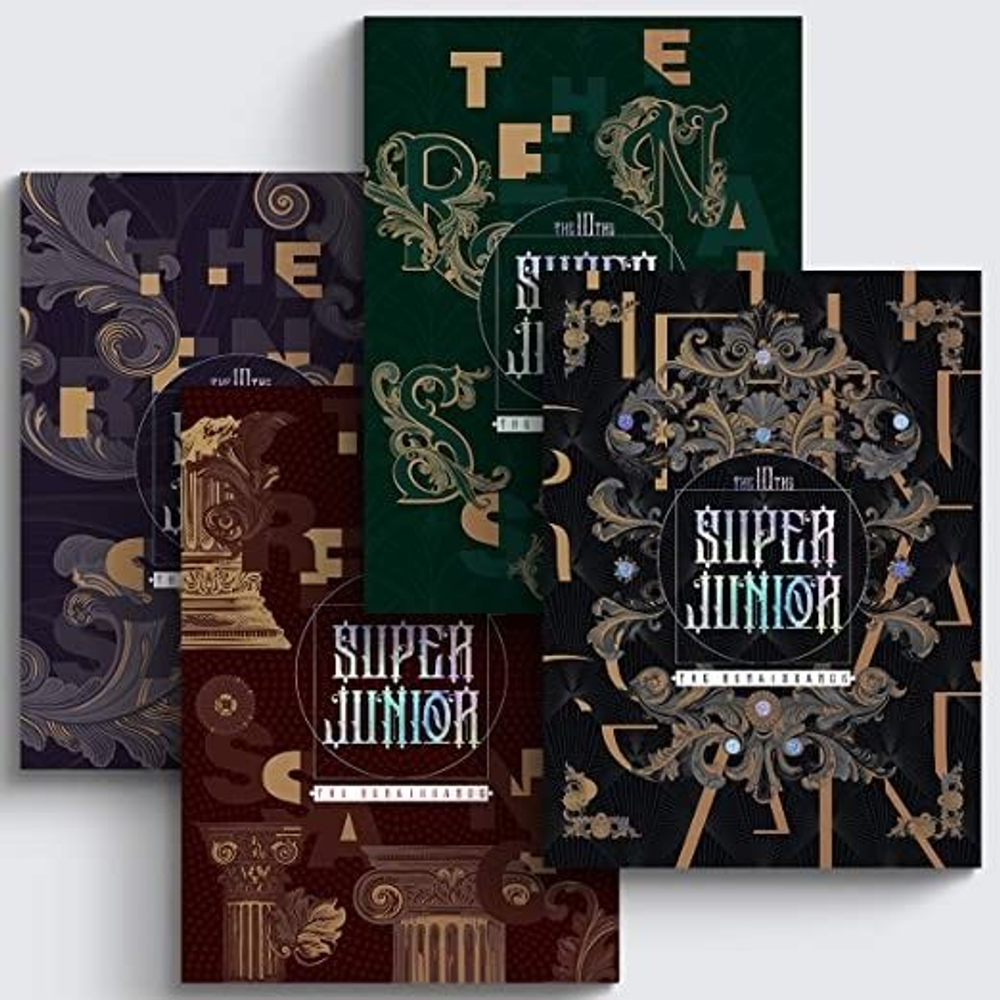 Альбом Super Junior - The Renaissance 10th Album THE RENAISSANCE STYLE 4 Version SET