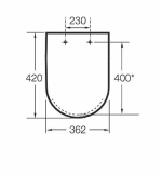 Унитаз подвесной Roca Meridian 893104990 безободковый, с инсталляцией, с крышкой микролифт