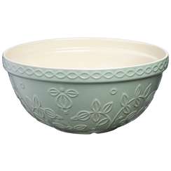 Миска серо-мятного цвета с рельефным узором Ягоды Тайги из коллекции russian north, 2,5 л