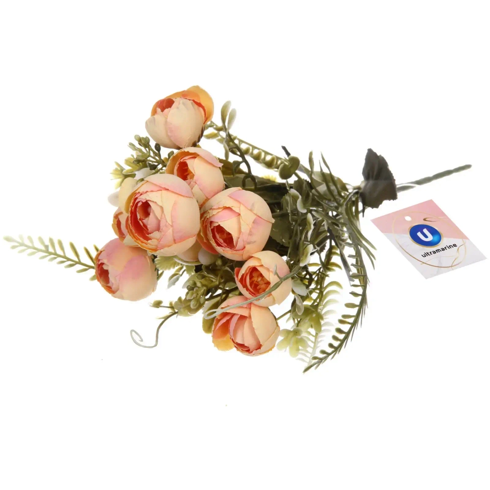 Искусственные цветы «Летнее вдохновение» Пионы 28см цвет персиковый