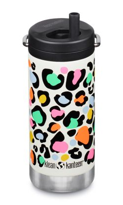 Термокружка Klean Kanteen TKWide Twist Cap 12oz (355 мл) Leopard Print