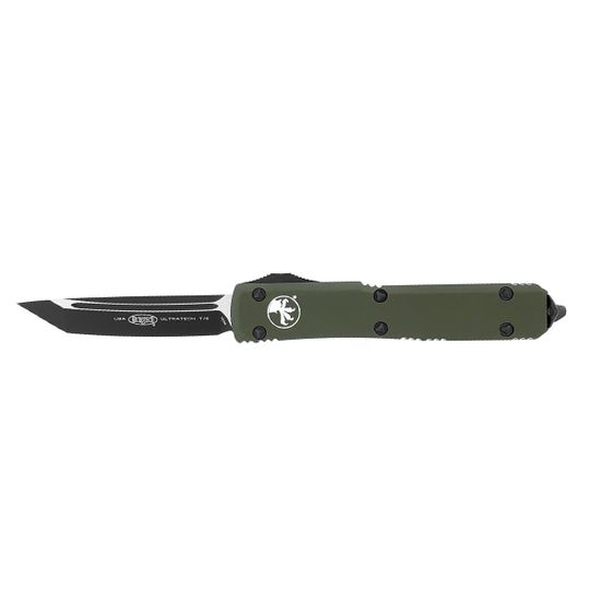 Автоматический нож Microtech Ultratech Black 123-1OD c клинком из стали Böhler M390 Microclean®, рукоять алюминий