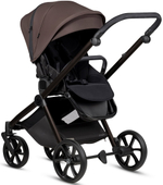 Детская коляска Tutis Mio 3 Plus Essential New 4 в 1 с автокреслом Beno Beige и базой 1622024 Coffee Brown