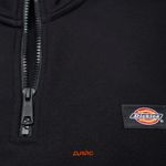  Толстовка Dickies Oakport Quarter Zip артикул:DK0A4XD4BLK1 - купить в магазине Дайс