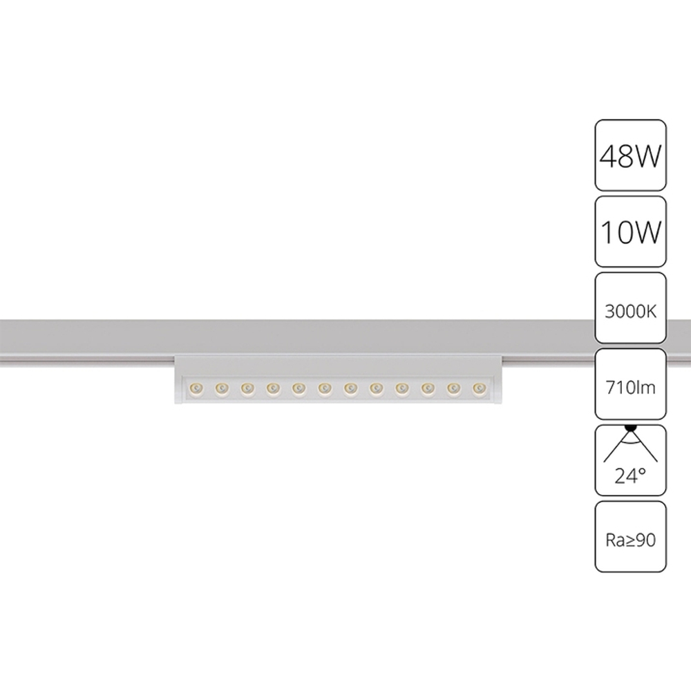 Магнитный трековый светильник Arte Lamp OPTIMA A7288PL-1WH