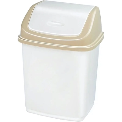 Контейнер для мусора Ромашка 18 л с перекидным верхом