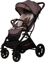 Прогулочная коляска luxmom 609 Коричневый текстиль