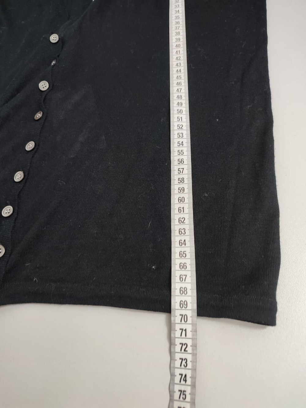 Кардиган интересный черный 48 размер