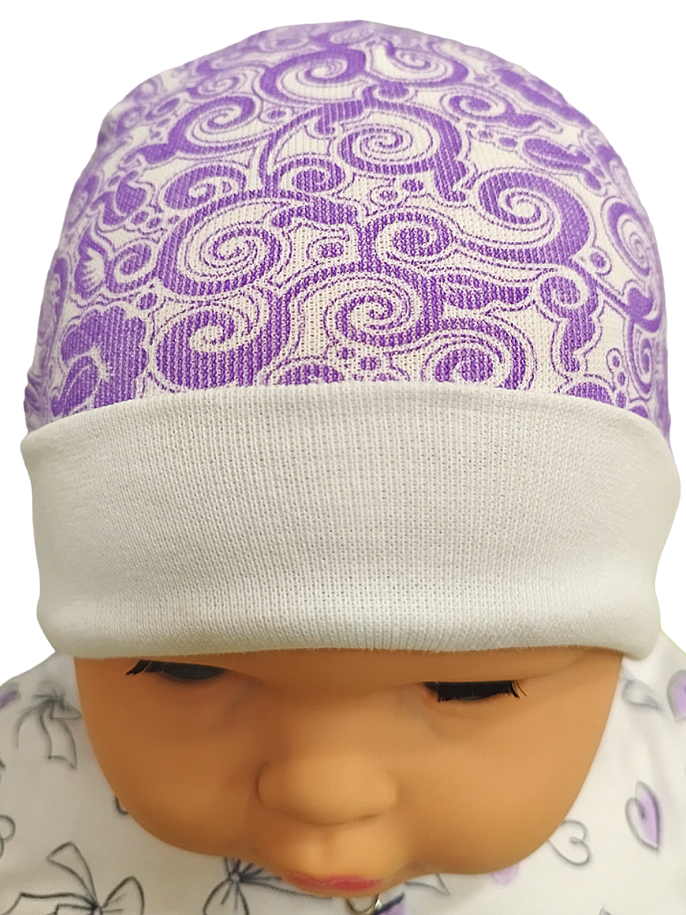 10156 Шапка с манжетом (50-52)