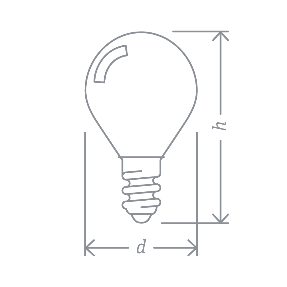 Лампа Navigator 61 334 NLL-G45-8.5-230-4K-E14