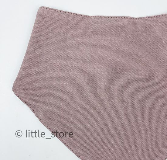 Нагрудник хлопковый "Basic" Какао