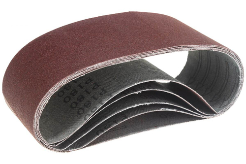 Лента шлифовальная бесконечная СТАНДАРТ на тканевой основе (5 шт; 75х457 мм; P180) для ЛШМ Зубр 35341-180