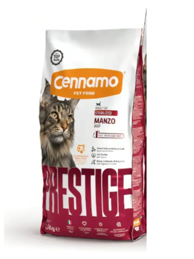Cennamo Prestige Adult Cat Maintenance (Говядина) Sterilised с говядиной 1,5 кг