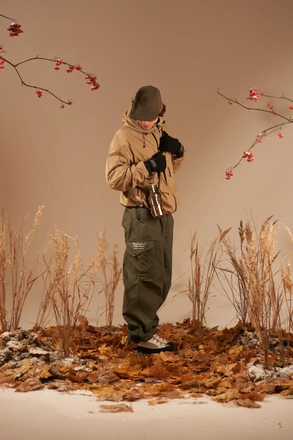 Кепка Called a Garment Hikercore Nylon хаки