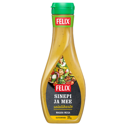 Соус для салата Felix Sinepi ja mee 375 г.,горчично-медовая заправка Феликс