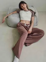 Брюки One Two Baggy Trousers Logo Brownie коричневые