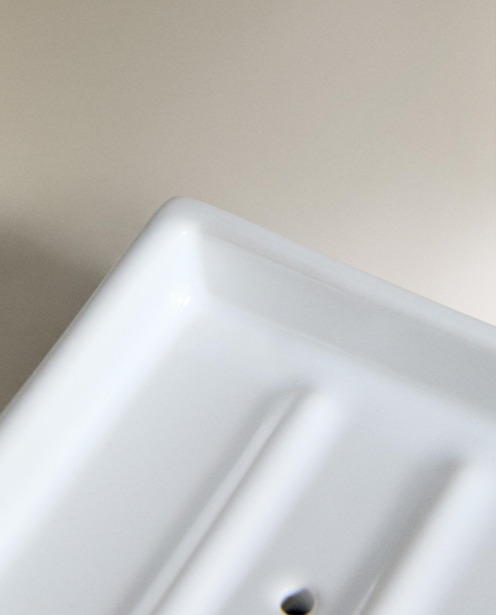 Zara Home мыльница, фаянс, белый