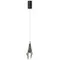 5442/6L L-VISION ODL_EX26 черный/дымчатый/металл/стекло/акрил Подвес LED 6W 3000K 633Лм AFALINA