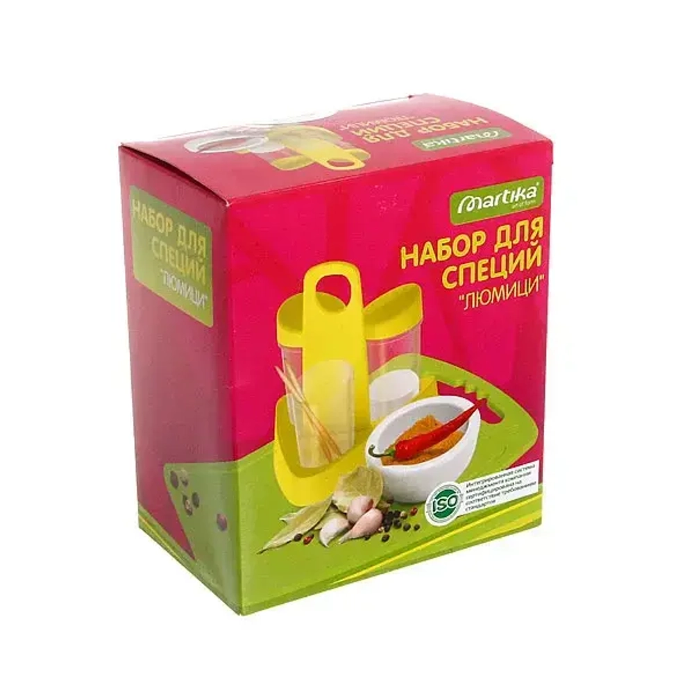 Набор для специй «Люмици» белый С586БЕЛ