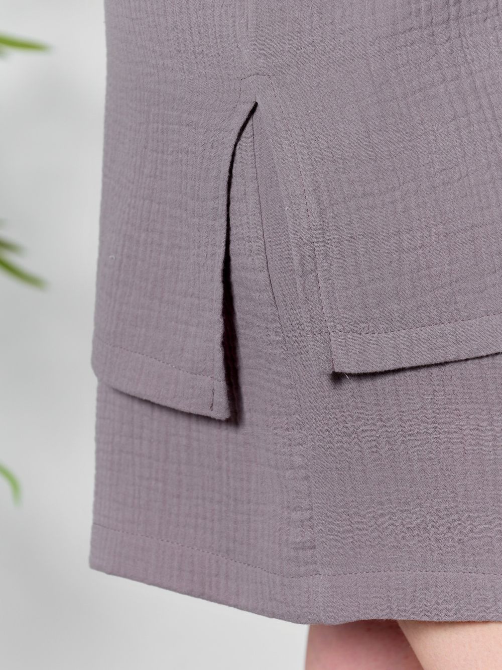 Блузка Вуаль-4 Виотекс СЕРЫЙ