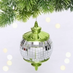 Елочная игрушка «Новогодняя дискотека» 8*8*13 см, зеленый