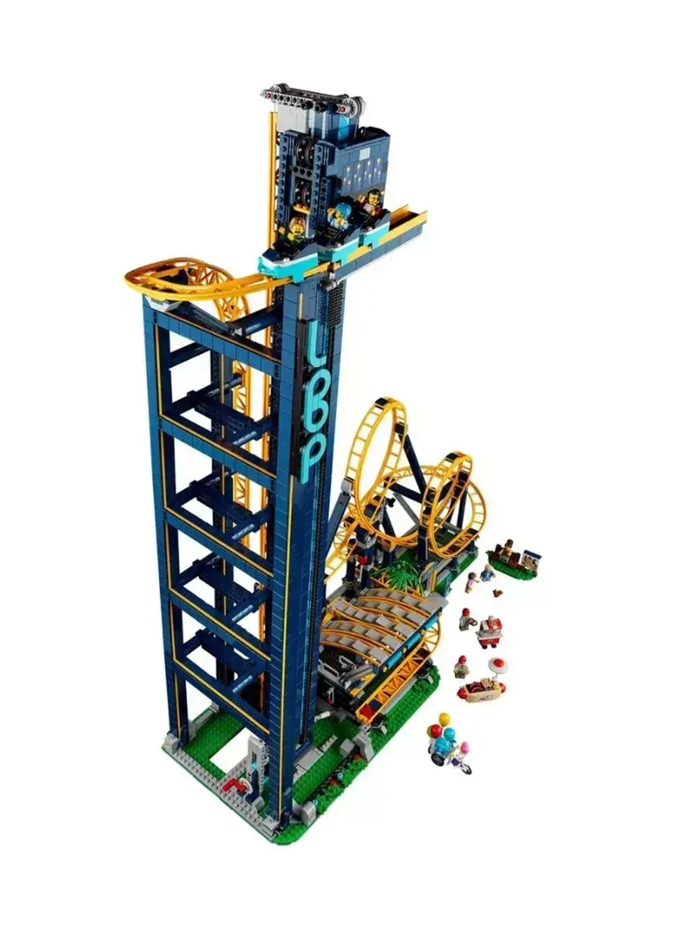 Конструктор Американские горки: Мертвая петля 3756 деталей
