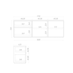 Тумба напольная ML087L