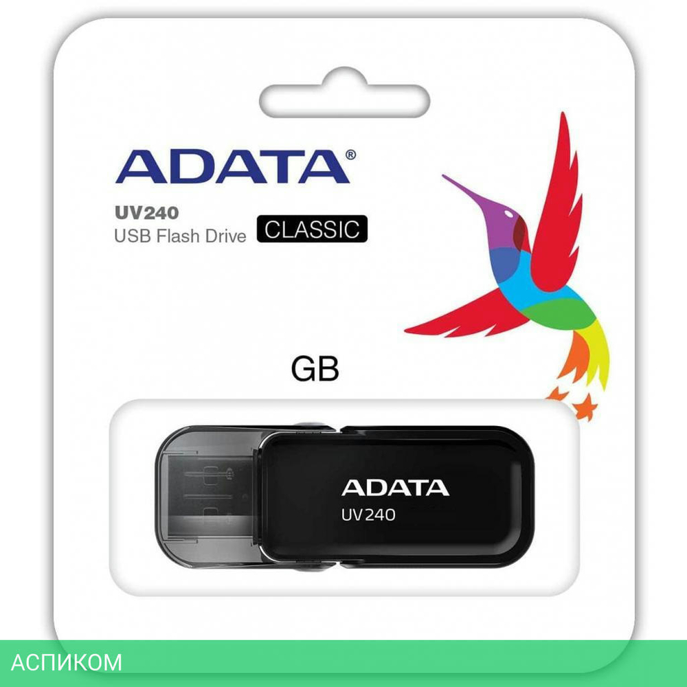 USB Flash-накопитель A-Data UV240 32GB черный