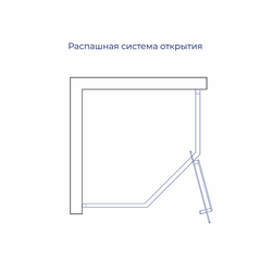 Душевой уголок RGW HO-084B (Прозрачное, 1000x1000)