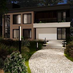 Уличный ландшафтный светодиодный светильник Maytoni   O470FL-L40GF3K