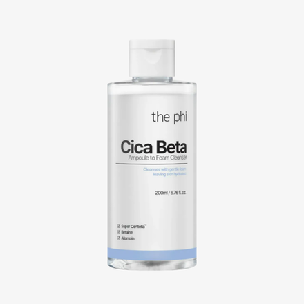 THE PHI Пенка для умывания с центеллой Cica Beta Ampoule To Foam Cleanser (200 мл)