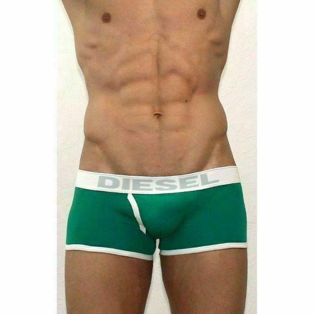 Мужские трусы боксеры зеленые Diesel Green Boxer