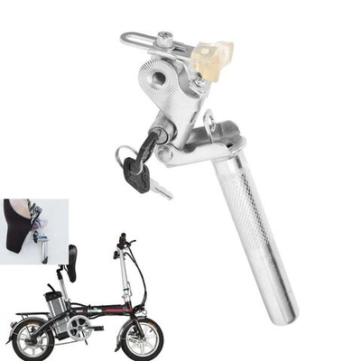 Шток штырь подседельный с замком (D 25.4мм L 160мм) для самоката велосипеда