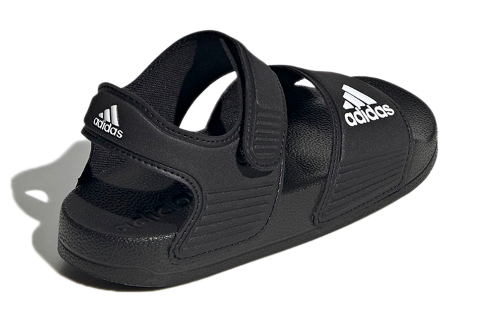 Children's adidas Adilette c comfortable and lightweight non-slip shock-absorbing children's sandals black