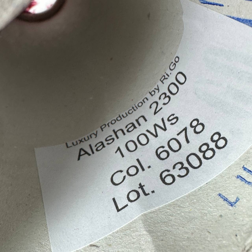 ALASHAN - Luxury Production by Ri.Go; 100% кашемир; 230м/100гр; Травка; col. 6178, цвет: малиново-красный