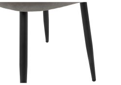 Стул на металлокаркасе Gabi 1 dark gray / black