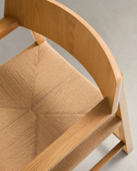 Стул Idun из массива дуба с натуральной отделкой и сиденьем из веревки