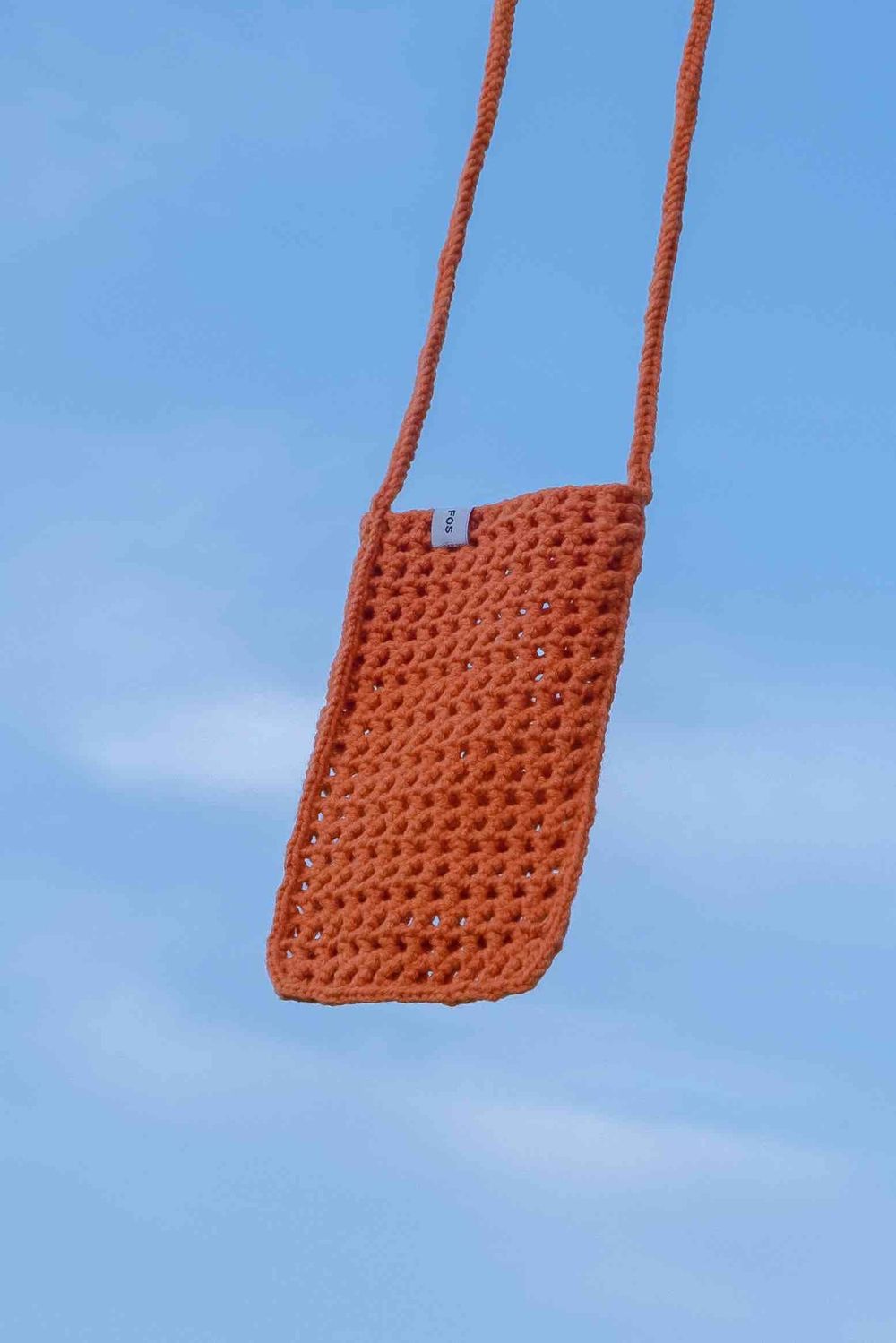 Вязаная сумочка FOS Оранжевая