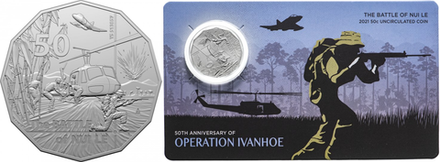 Австралия 50 центов, 2021 50 лет битве при Нуи Ле