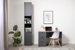 Остин Стол письменный 12.159 Серый графит/Дуб Вотан