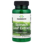 Swanson Vitamins, Экстракт листьев шпината, 650 мг, 60 растительных капсул
