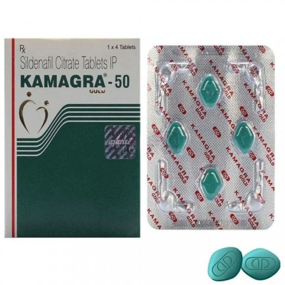 Препарат для усиления потенции  Kamagra 50 mg (4 таб.)