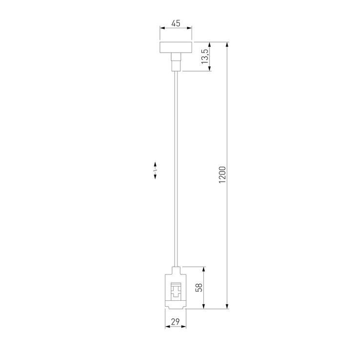 Подвесной комплект с вводом питания Elektrostandard Esthetic Magnetic 85154/00 a065438