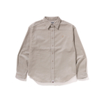 A Bathing Ape One Point Corduroy L S Shirt айвори IVX