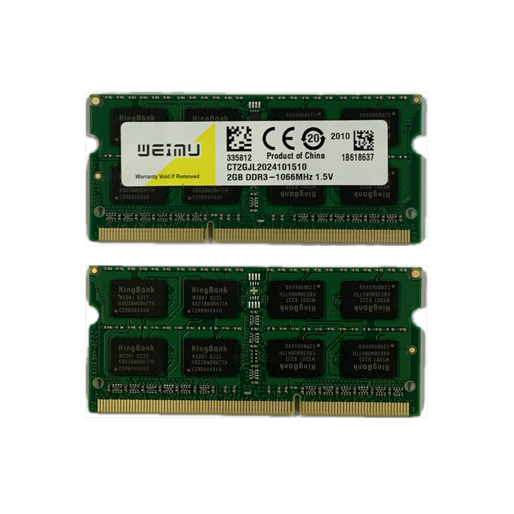 Оперативная память WEIMU DDR3 SO-DIMM 2Gb 1066Mhz PC-8500 1.5V