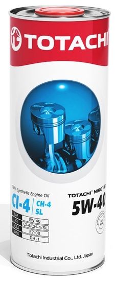 NIRO™ HD SYNTHETIC 5W-40 TOTACHI масло моторное синтетическое (1 Литр)