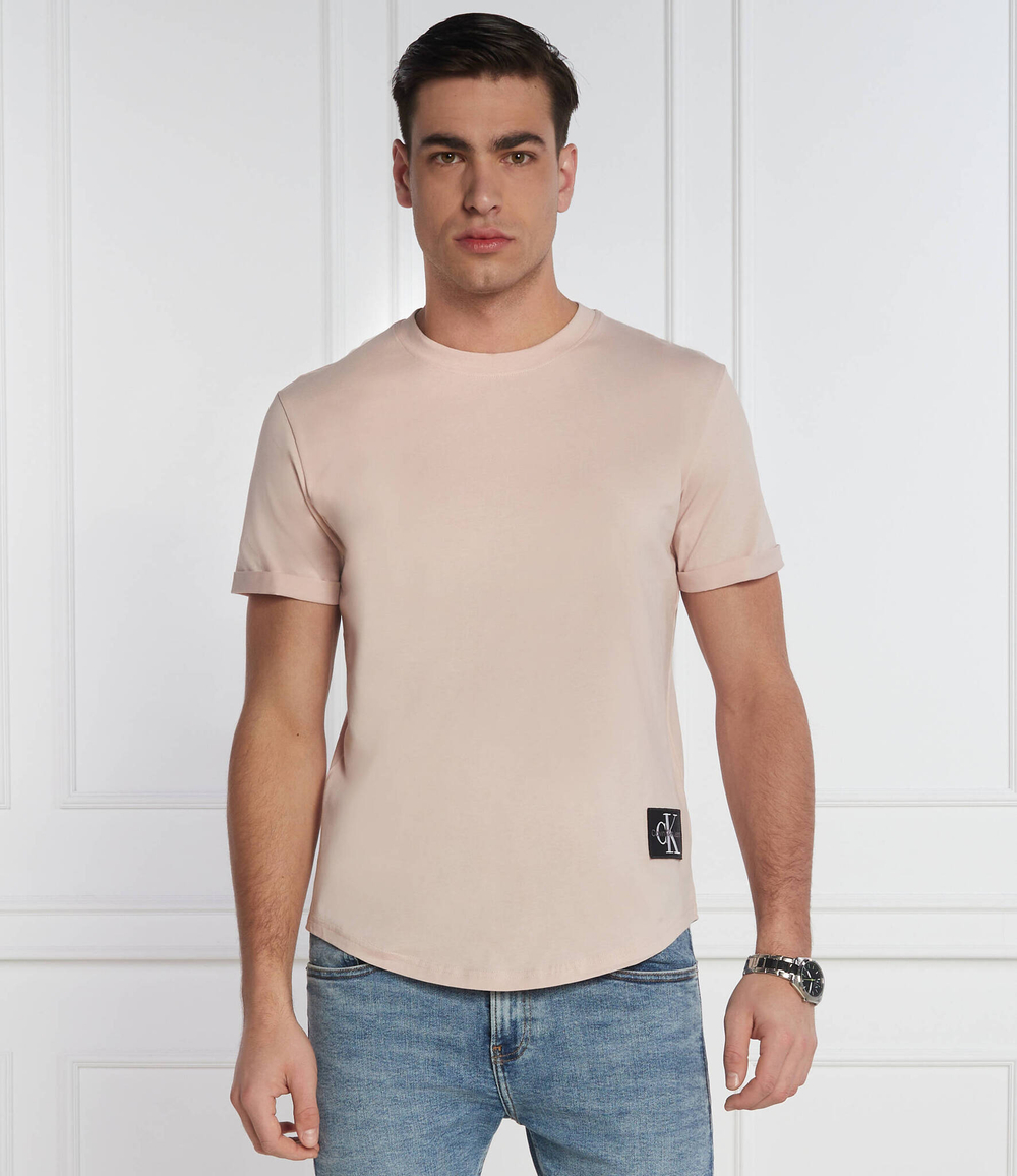 Футболка CALVIN KLEIN JEANS - пудро-розовый(J30J323482)