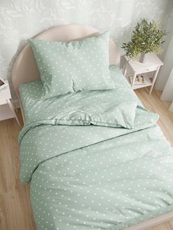 Постельное белье перкаль Сказка "Николь" 1,5-сп Наволочка 70х70 см 1 шт Простынь 150x215 см Пододеяльник 145x215 см