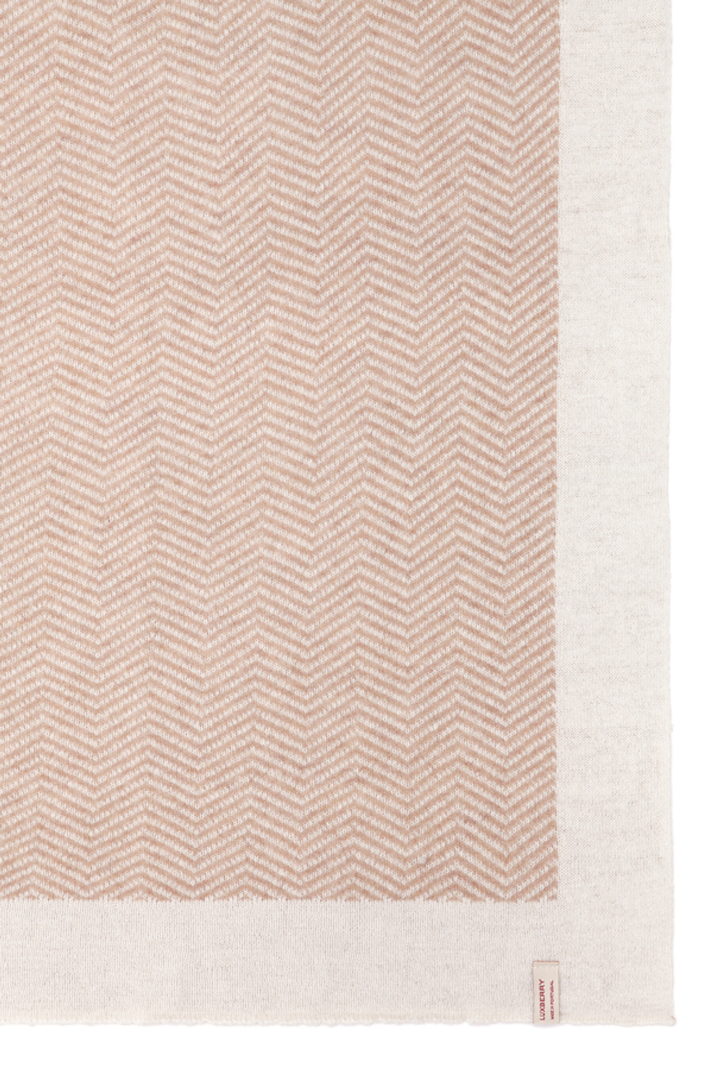 Элитный плед Lux 153 бежевый-белый от Luxberry - Португалия